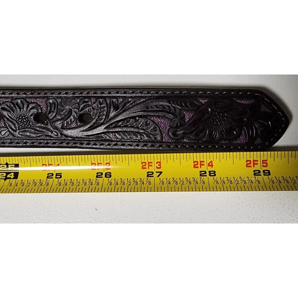 Ariat Scalloped Bling Concho Girls Belt Size 22